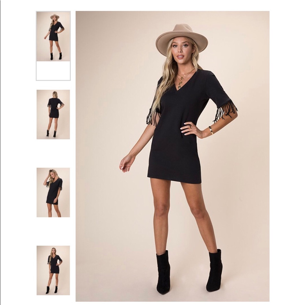 SOLD Serena Fringe Dress